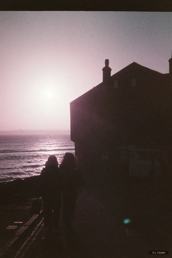 cornwall sunrise with the girls